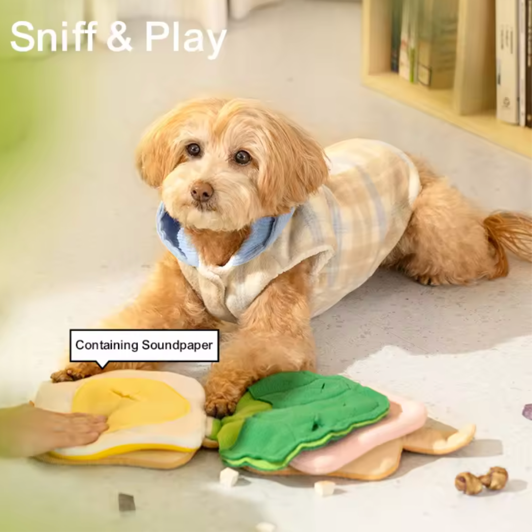 Chew Snuffle Mat Plush Dog Toy